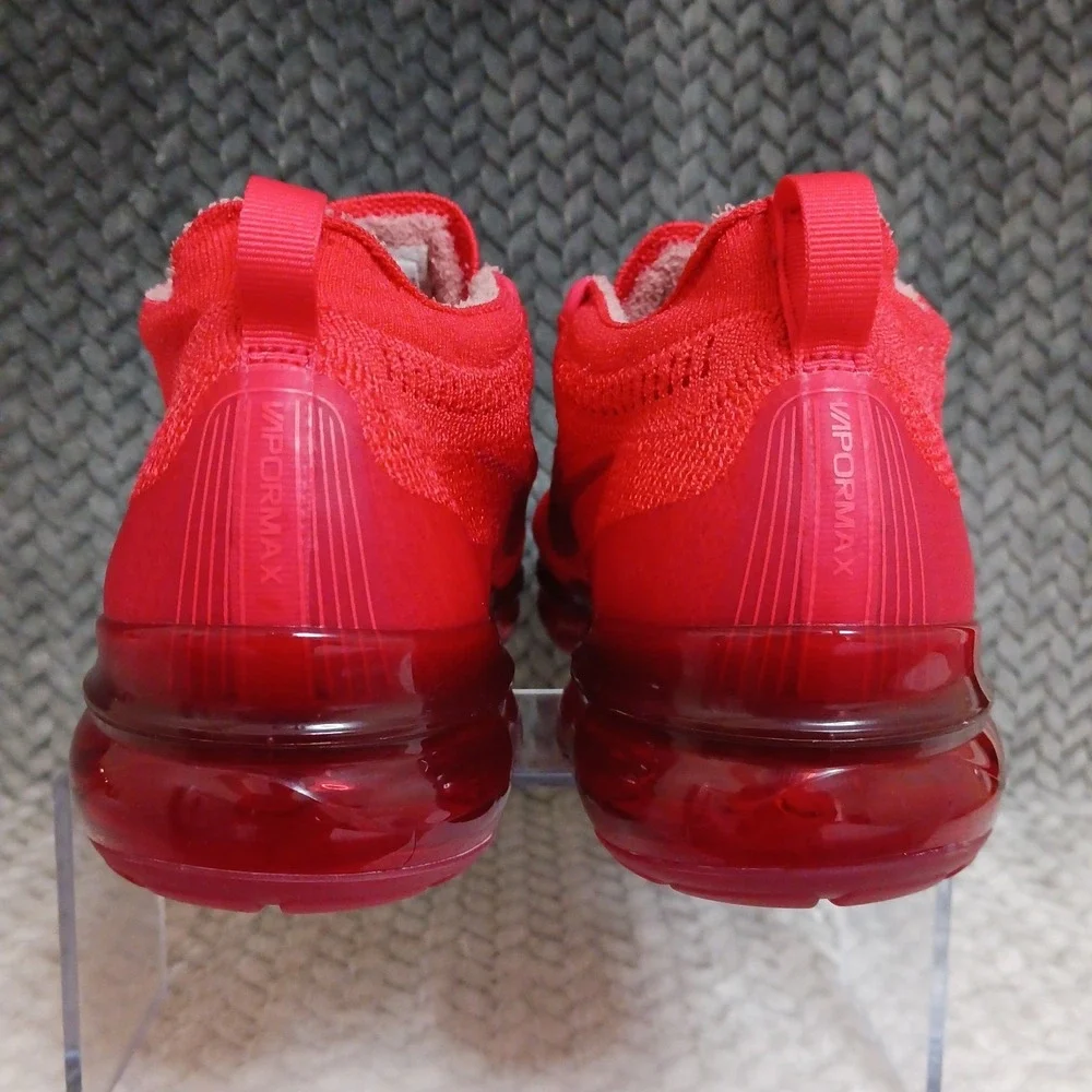 Nike Air VaporMax 2023 Flyknit Triple Red Men's Walking Running Shoes Size 11